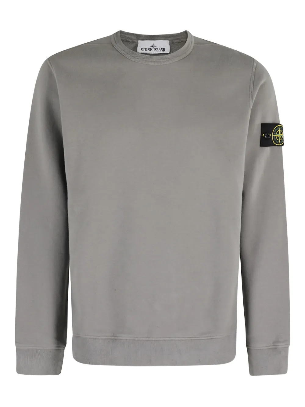 Stone Island Sweater met logopatch Grijs