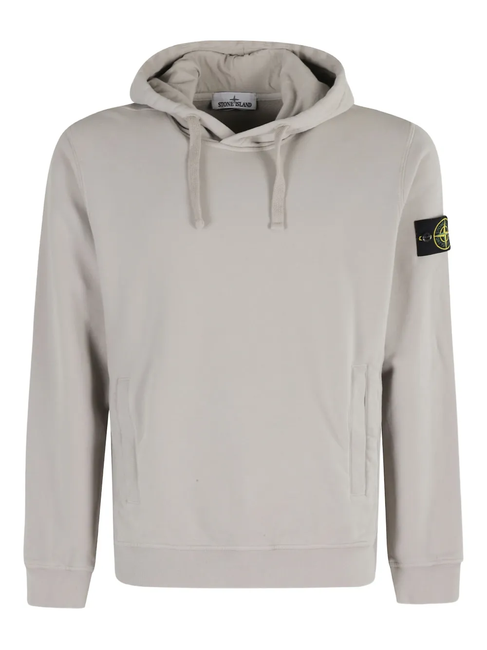 Stone Island Hoodie met logopatch Grijs