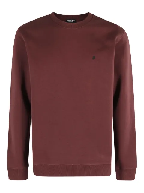 DONDUP embroidered-logo crew-neck sweatshirt