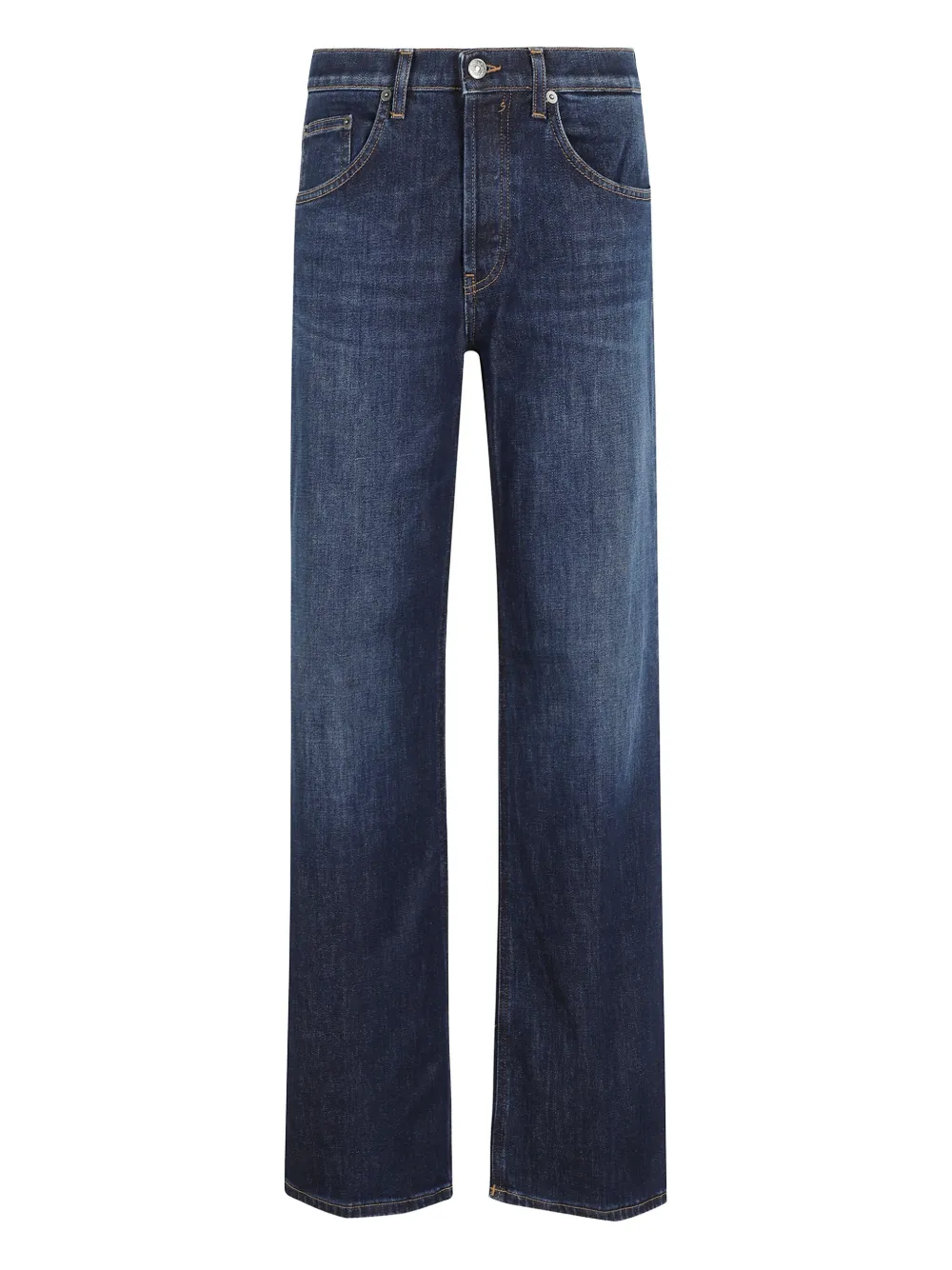 DONDUP logo-patch jeans Blauw