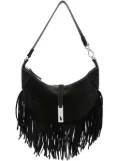Polo Ralph Lauren fringed suede shoulder bag - Black
