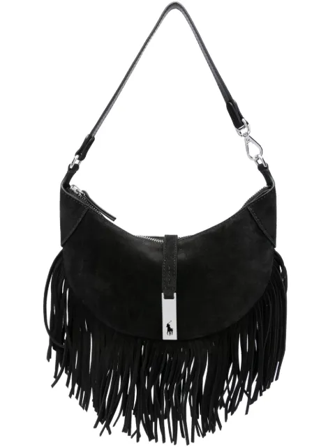 Polo Ralph Lauren fringed suede shoulder bag