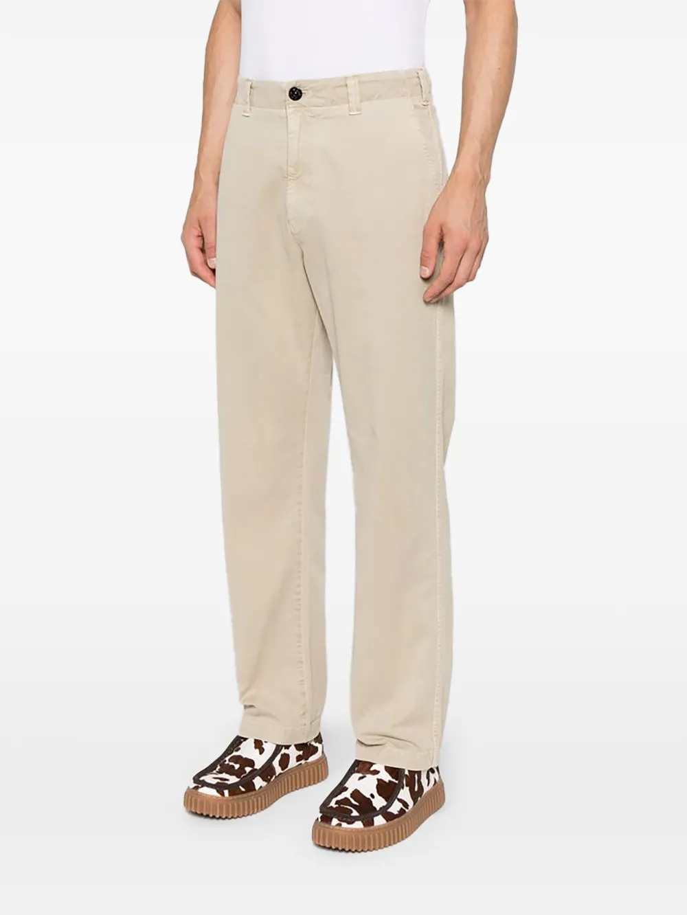 Stone Island Broek van biologisch katoen Beige