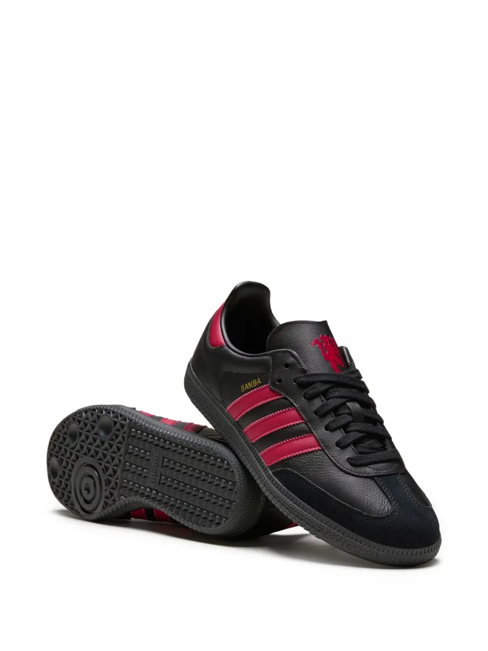 adidas Samba "Core Black/Mufc Red" sneakers | Low-Tops | Image 2