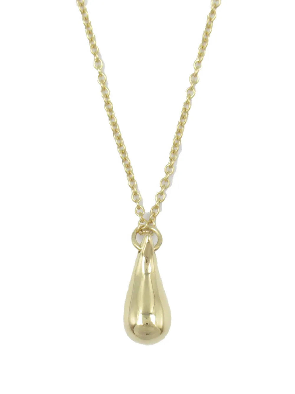 Tiffany & Co. Pre-Owned 2000-2020 18K Yellow Gold Elsa Peretti Teardrop Pendant necklace | Image 2