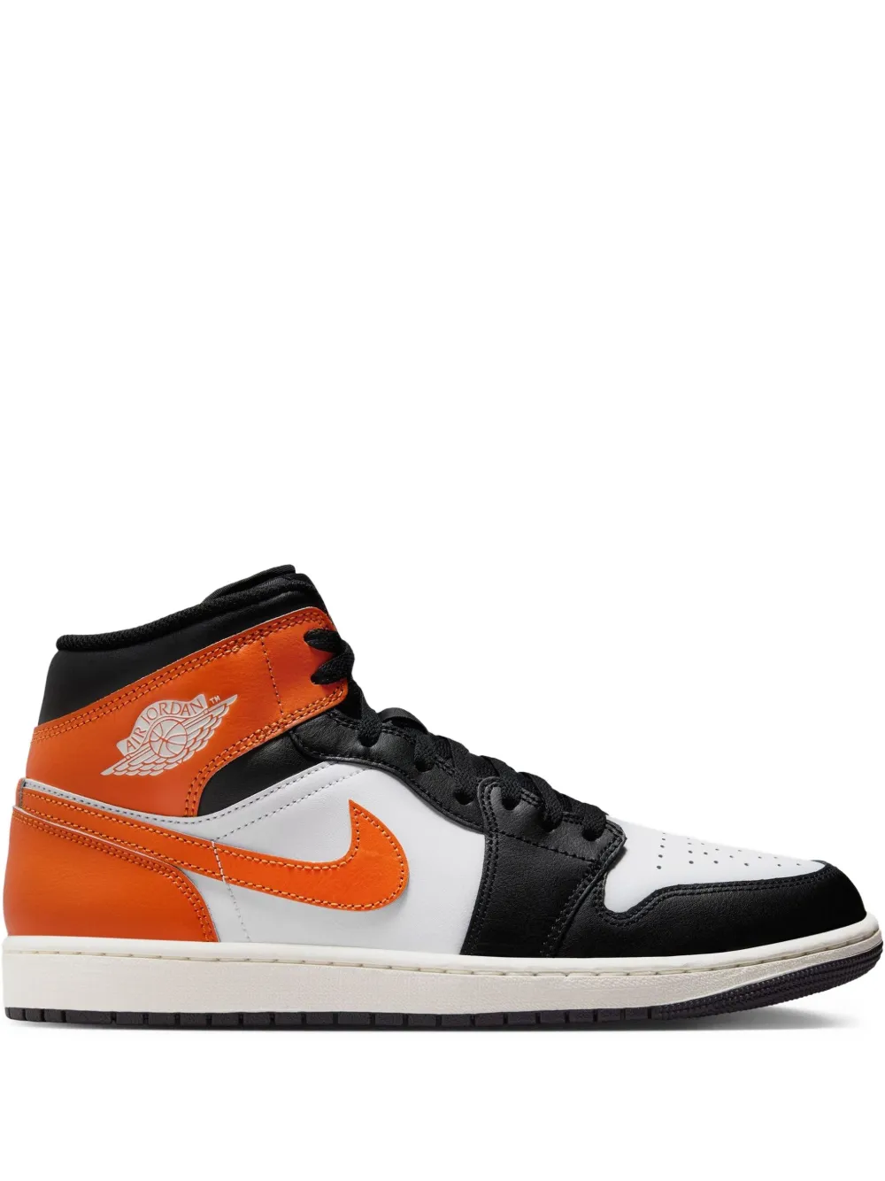 Jordan Air 1 Mid "Black Toe Starfish" sneakers Orange