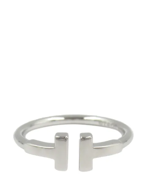 Tiffany & Co. Pre-Owned 2000-2025 18K White Gold T Wire ring