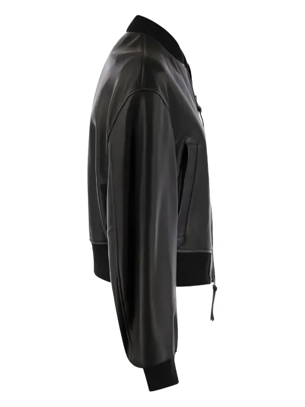 Weekend Max Mara zip-front Bomber Jacket | Black | FARFETCH