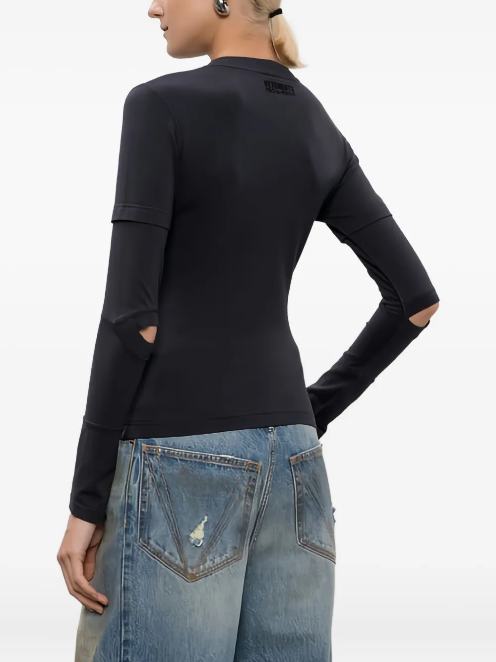 VETEMENTS T-shirt met lange mouwen Zwart