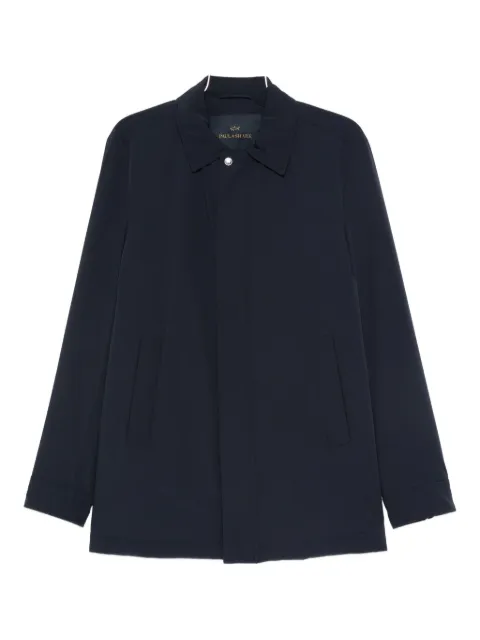 Paul & Shark x Loro Piana buttoned welt-pocket coat