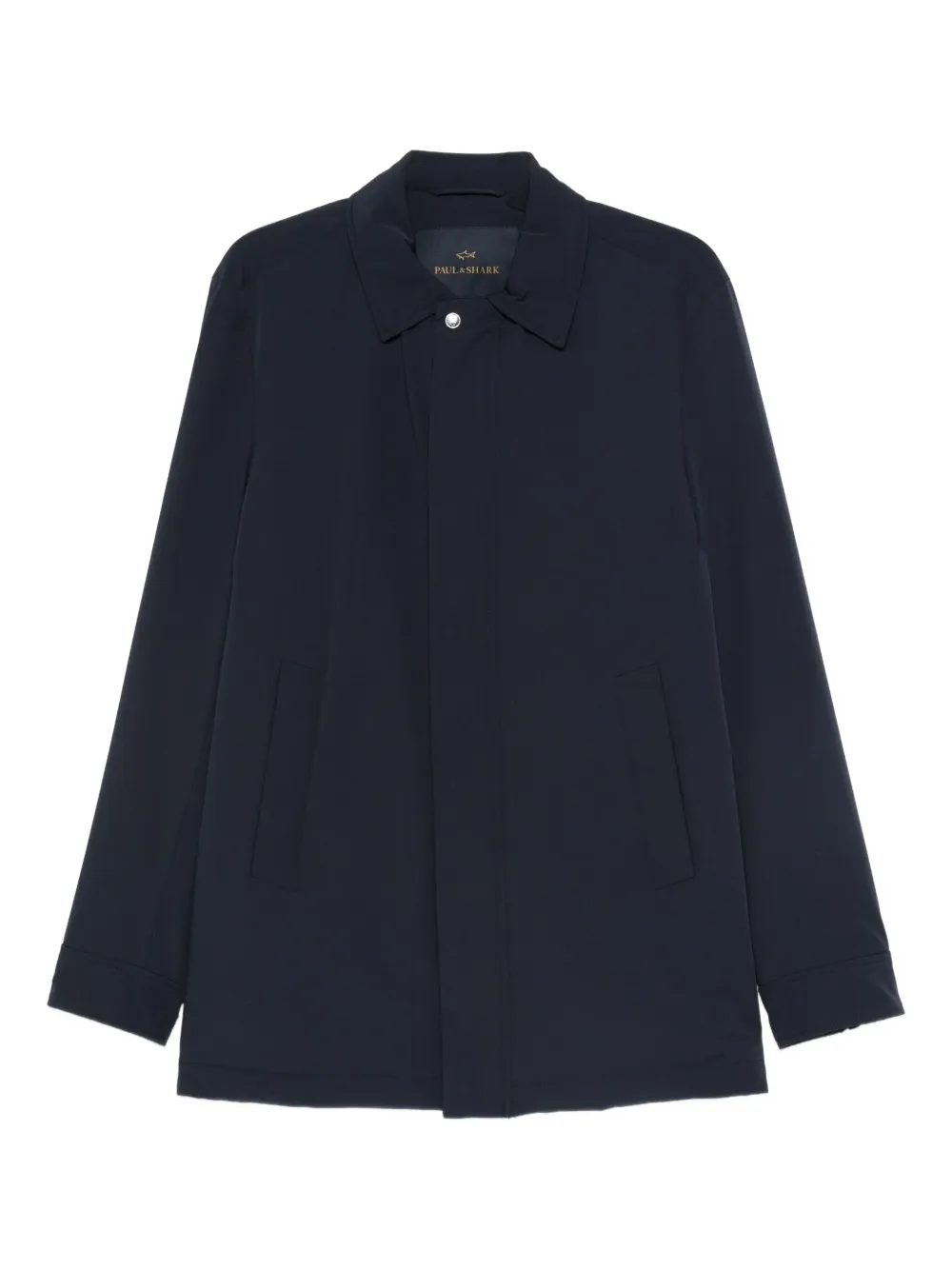 x Loro Piana buttoned welt-pocket coat