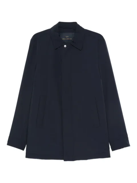 Paul & Shark x Loro Piana buttoned welt-pocket coat