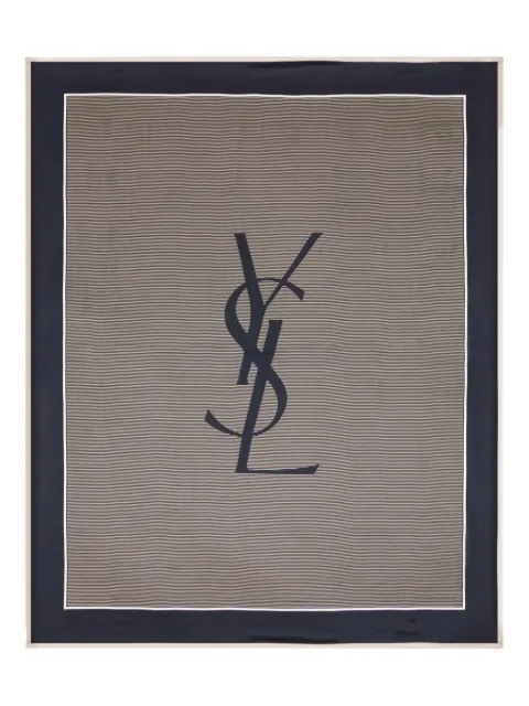 Saint Laurent Cassandre striped stole