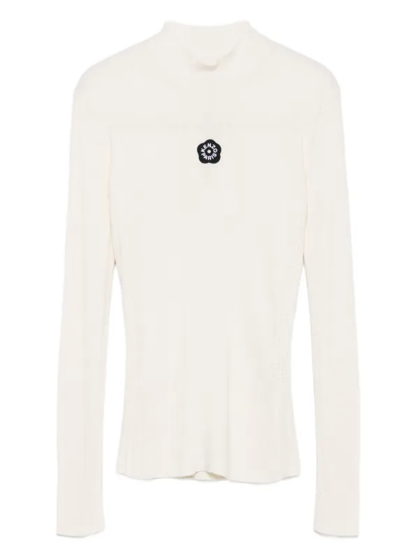 Kenzo Boke Flower 2.0 モックネック トップ | ホワイト | FARFETCH JP