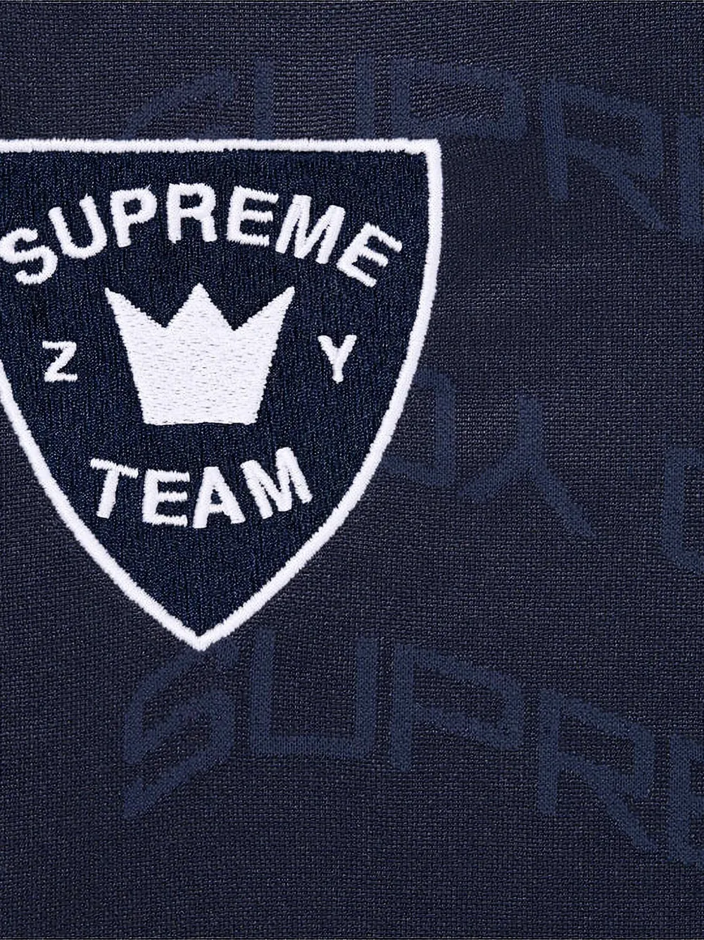 Supreme Zoo York Soccer Jersey "SS 25 Blue" T-shirt Blauw