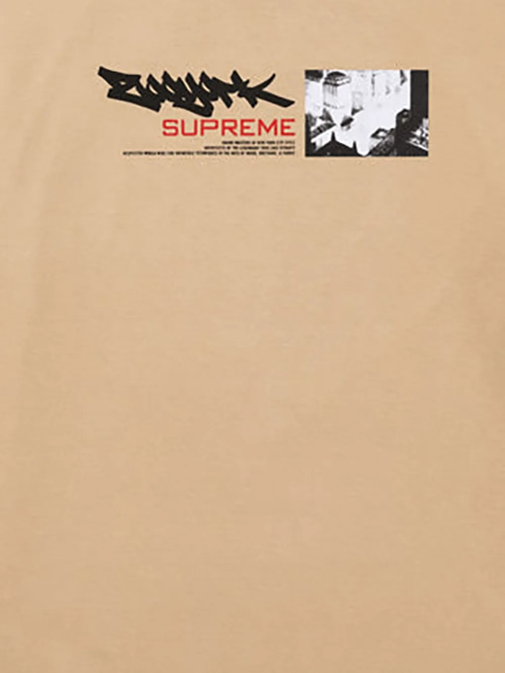 Supreme Zoo York Dynasty SS 25 - Beige T-shirt