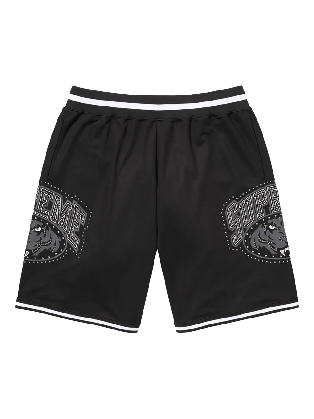 Supreme stud-embellished basketball shorts | Black | Image 1
