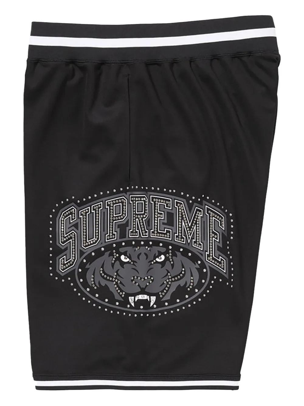 Supreme Stud-embellished Basketball Shorts In Black