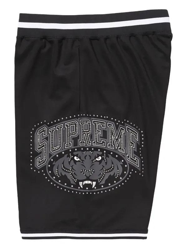 Supreme スタッズ バスケットボール ショートパンツ | ブラック