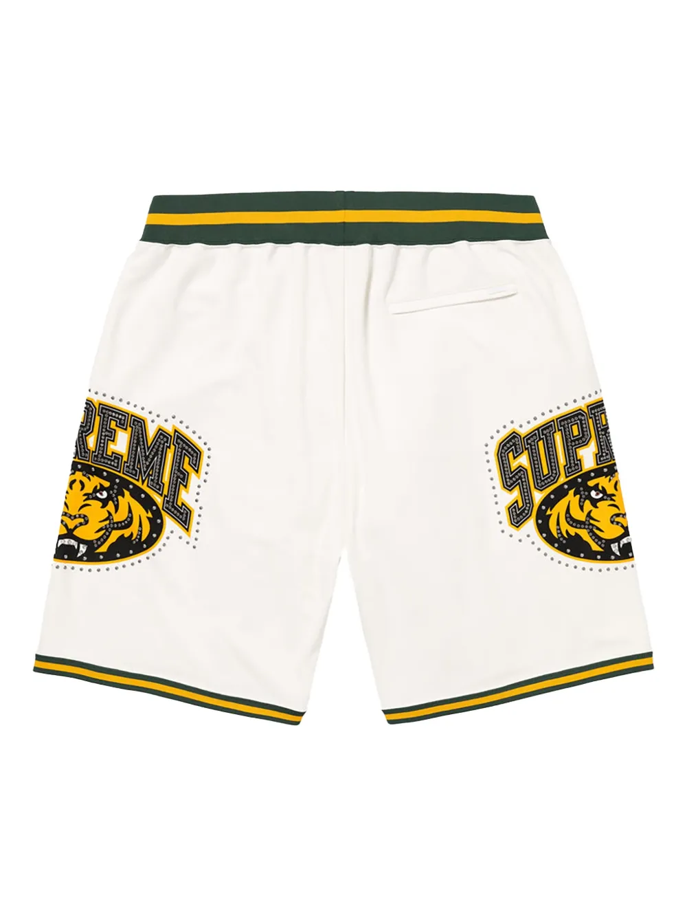 Supreme stud-embellished basketball shorts | Khaki Shorts | Image 2