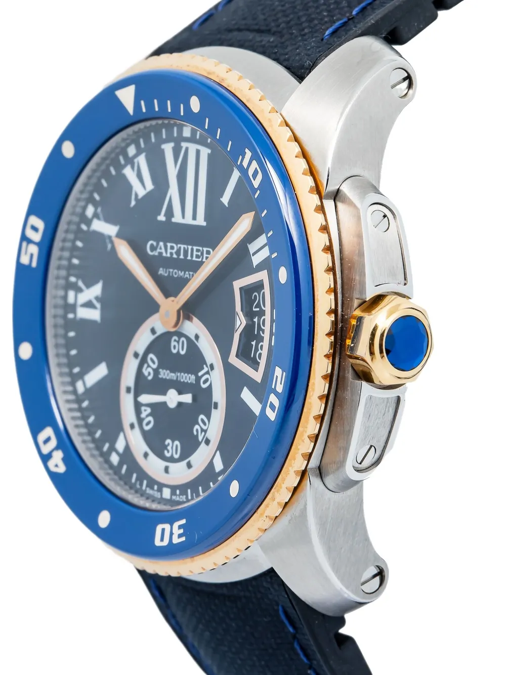 Cartier Calibre Diver 44mm | Blue | FARFETCH