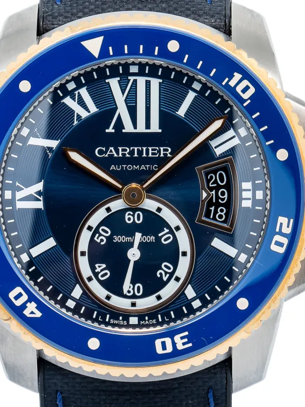Cartier Calibre Diver 44mm Blue FARFETCH IN