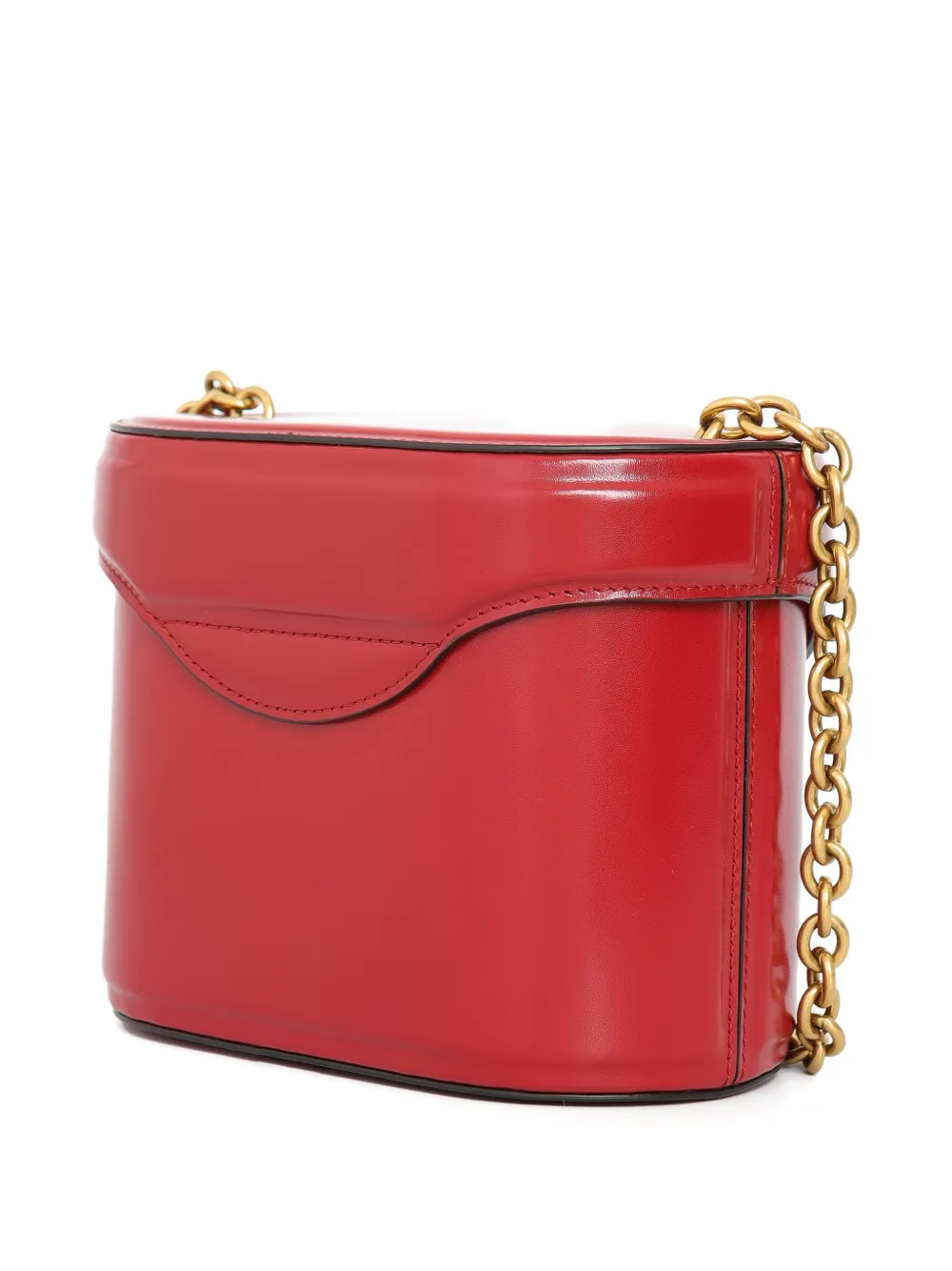 Valentino Garavani Kleine tas met ketting en V-logo Rood