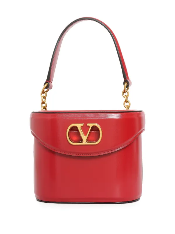 Valentino Garavani Kleine Tas Met Ketting En V-logo Rood