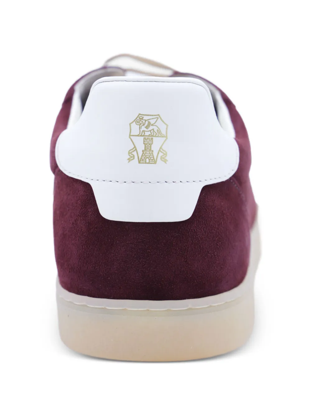 Brunello Cucinelli Suède leren sneakers Rood