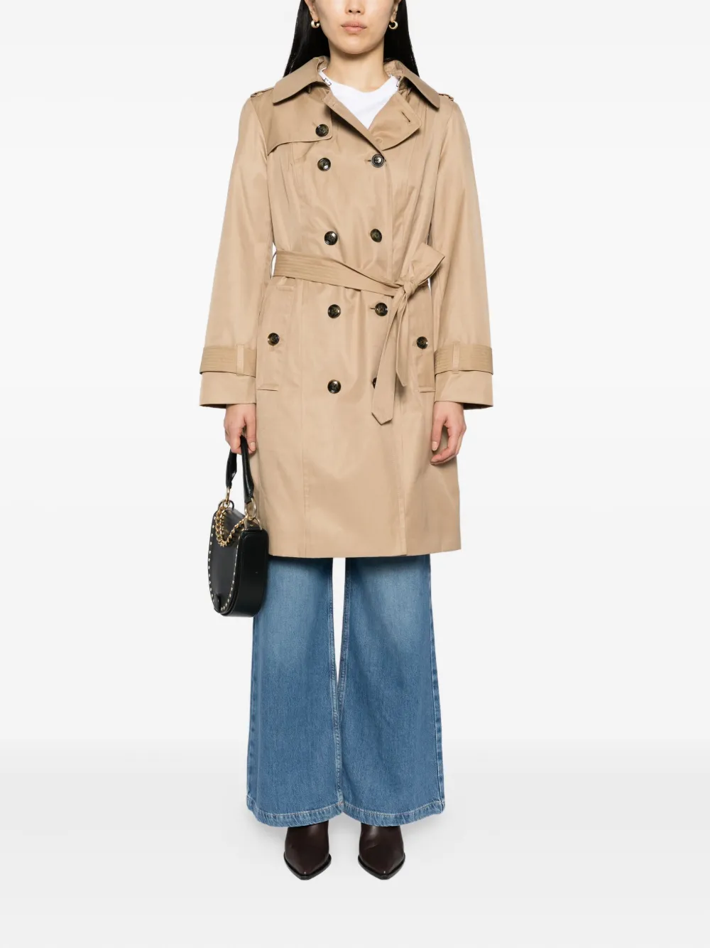 London Fog belted hooded trench coat | Double Breasted & Peacoats | Image 2
