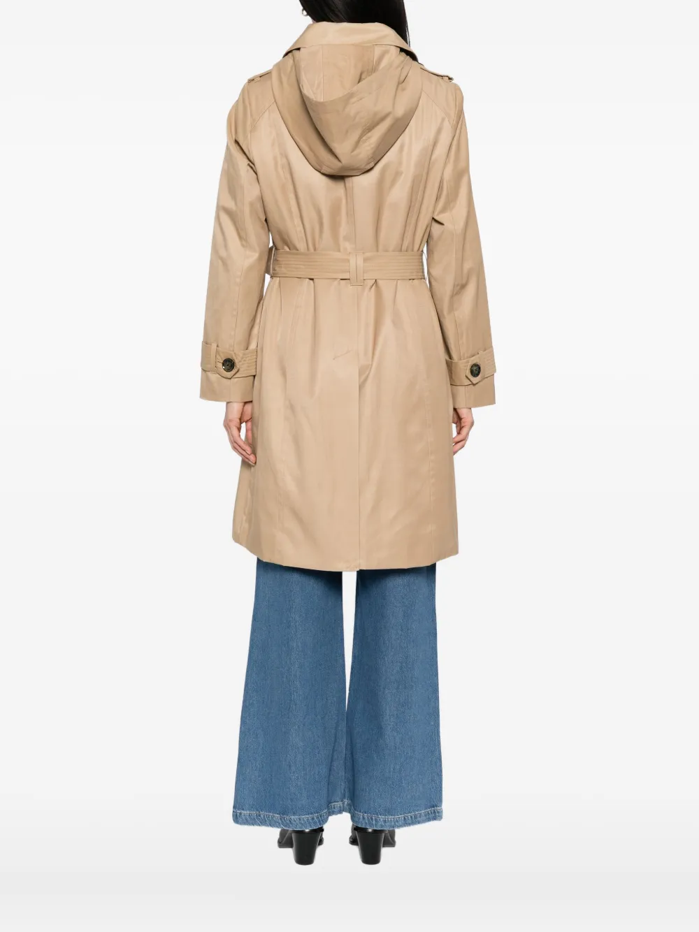 London Fog Trenchcoat met ceintuur Bruin