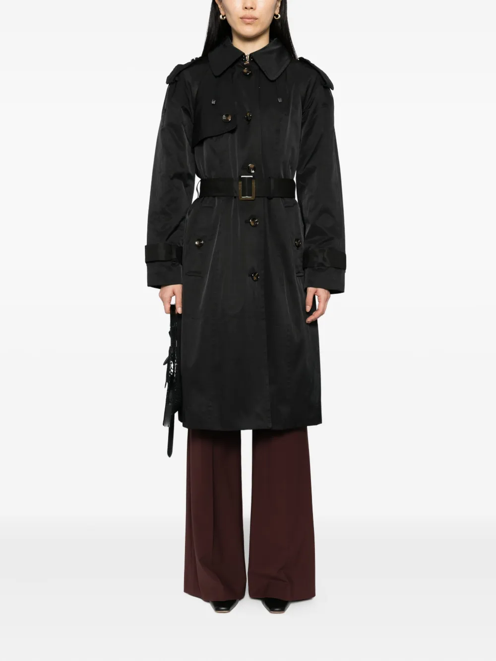 London Fog belted hooded trench coat | Double Breasted & Peacoats | Image 2