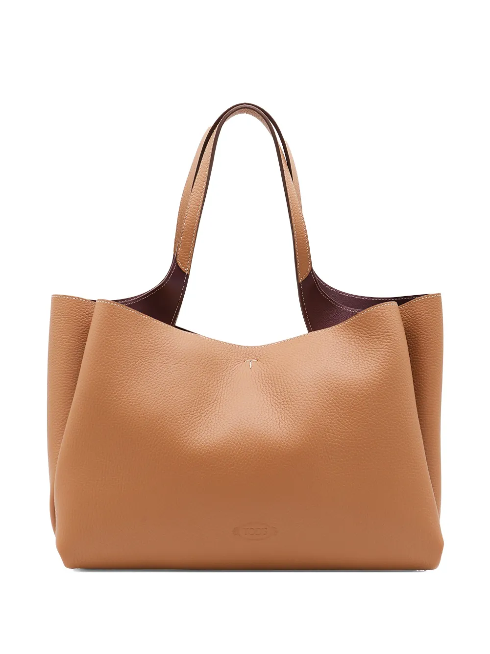 Tod's Leren shopper Bruin