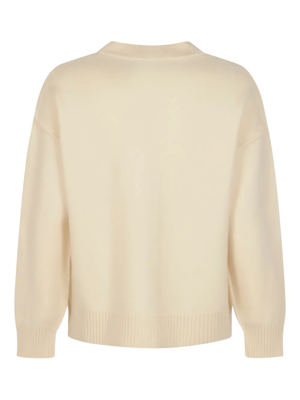 AMI Paris Ami de Coeur monogram wool cardigan - Toni neutri