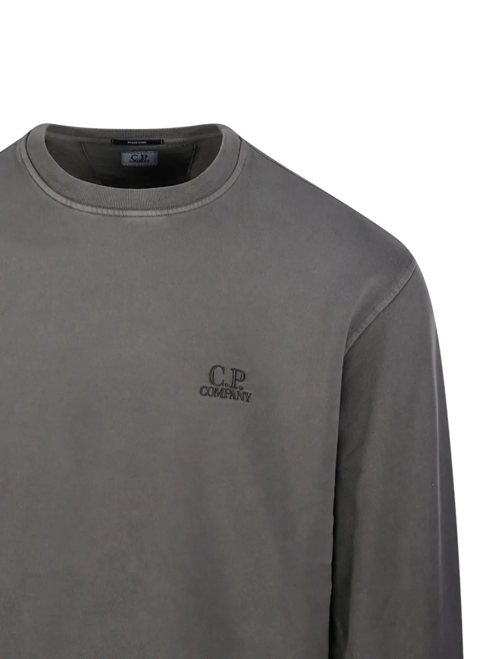 C.P. Company Sweater met geborduurd logo Grijs
