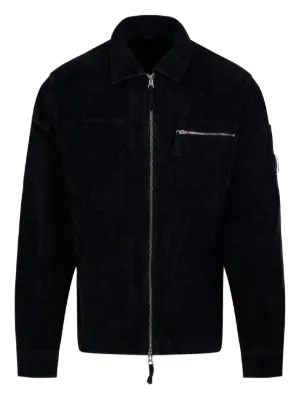 C.P. Company ジップアップ シャツ | ブルー | FARFETCH JP