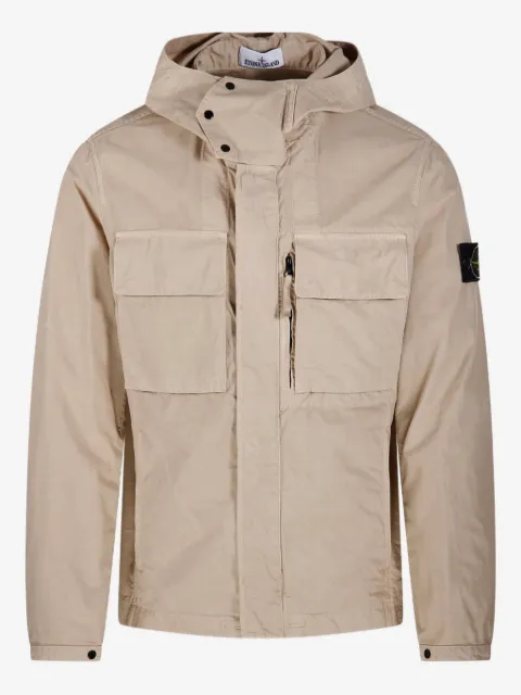 Stone Island hooded pocket jacket