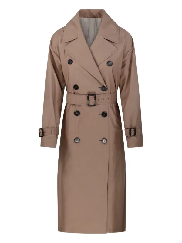 Max Mara Candida Belted double-breasted Coat | Brown | FARFETCH