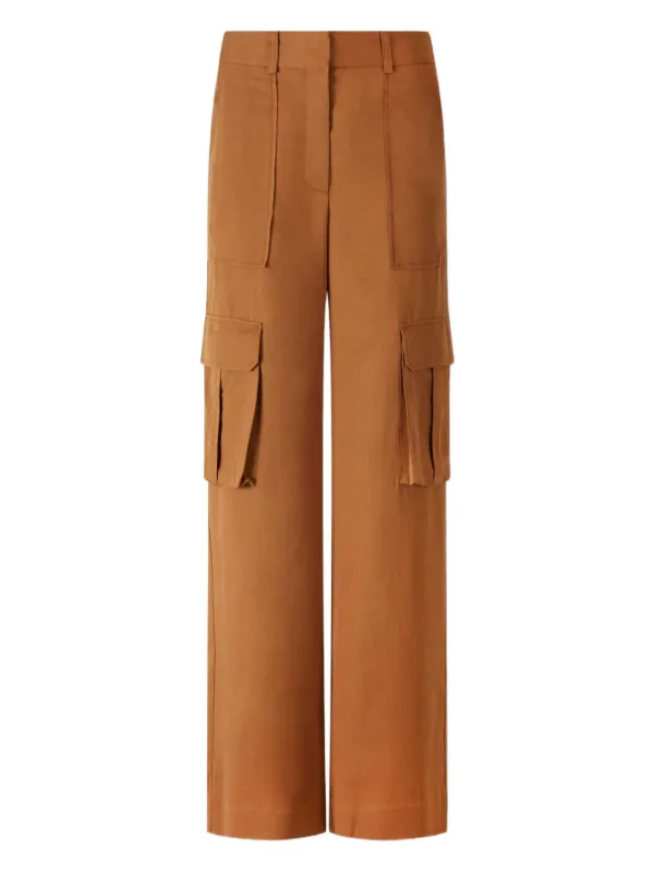 Veronica Beard Cargo Pocket Trousers in Neutrals