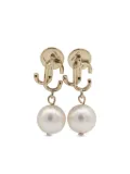 Jimmy Choo JC pearl stud earrings - Gold