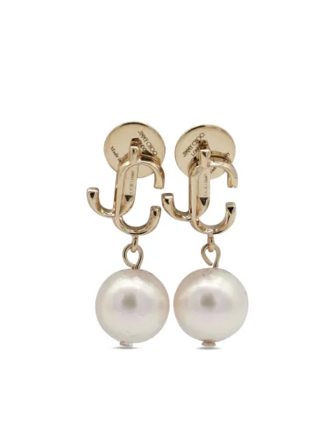 Jimmy Choo JC pearl stud earrings