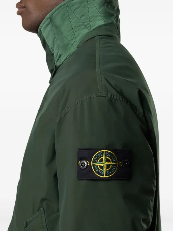 Stone Island Buttoned Jacket | Green | FARFETCH