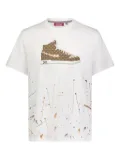 Mostly Heard Rarely Seen 8-Bit Checker Louis T-shirt - White