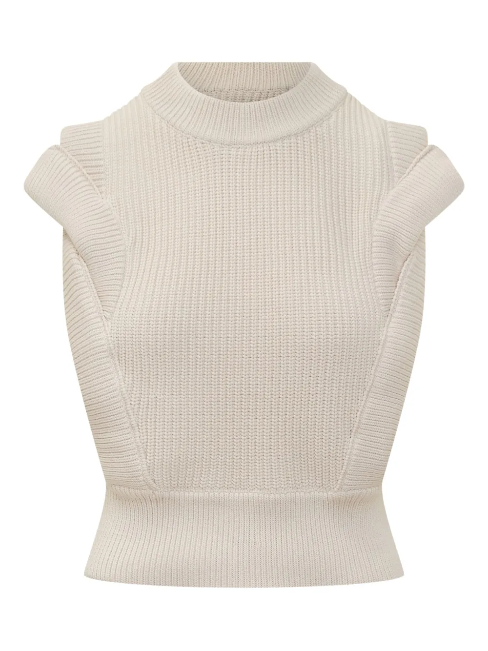 IRO folded-sleeve sweater Wit