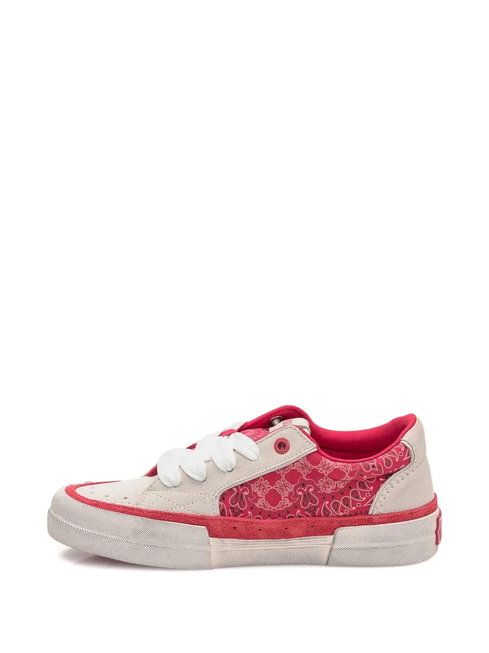AMIRI Bandana Skate paisley-print trainers Red