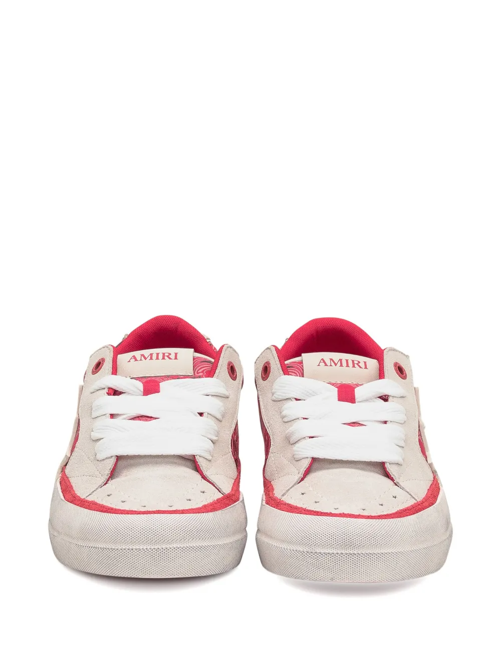 AMIRI Bandana Skate paisley-print trainers Red