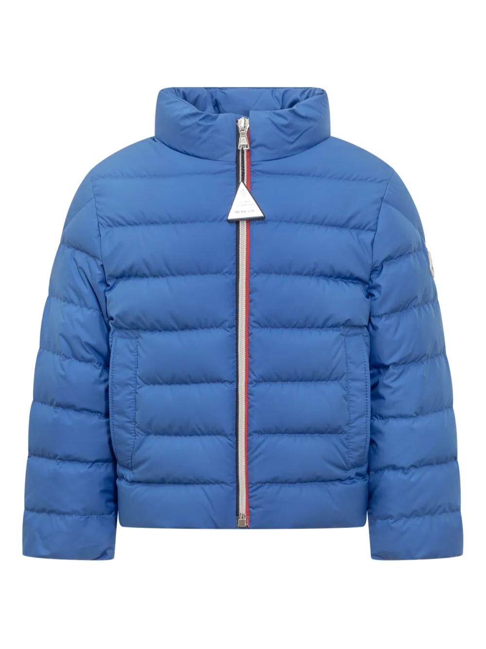 Moncler Enfant quilted padded jacket Blauw