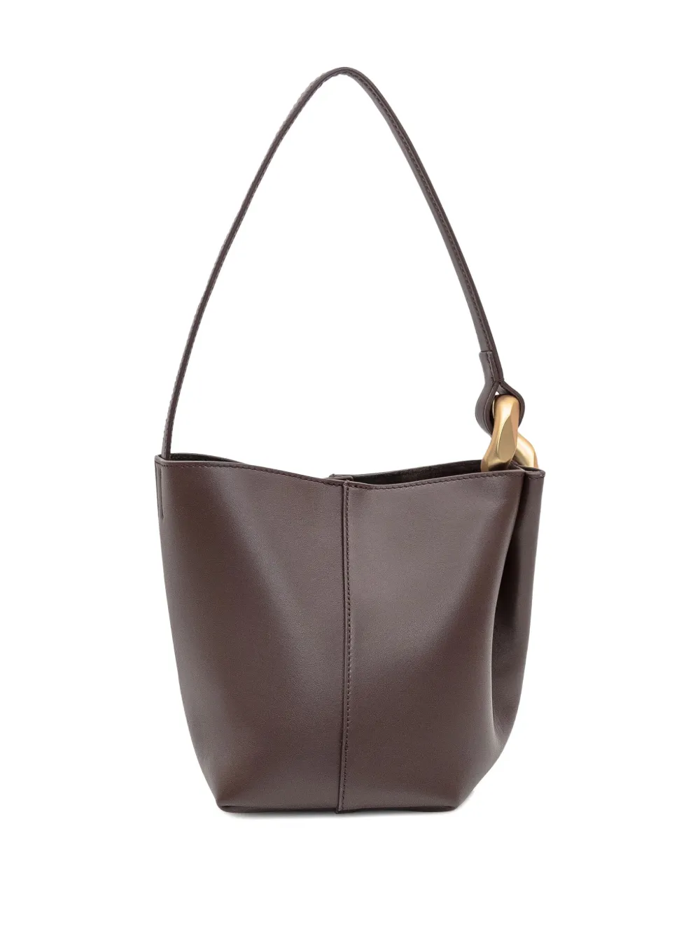 JW Anderson Bucket-tas met kettinghengsel Bruin