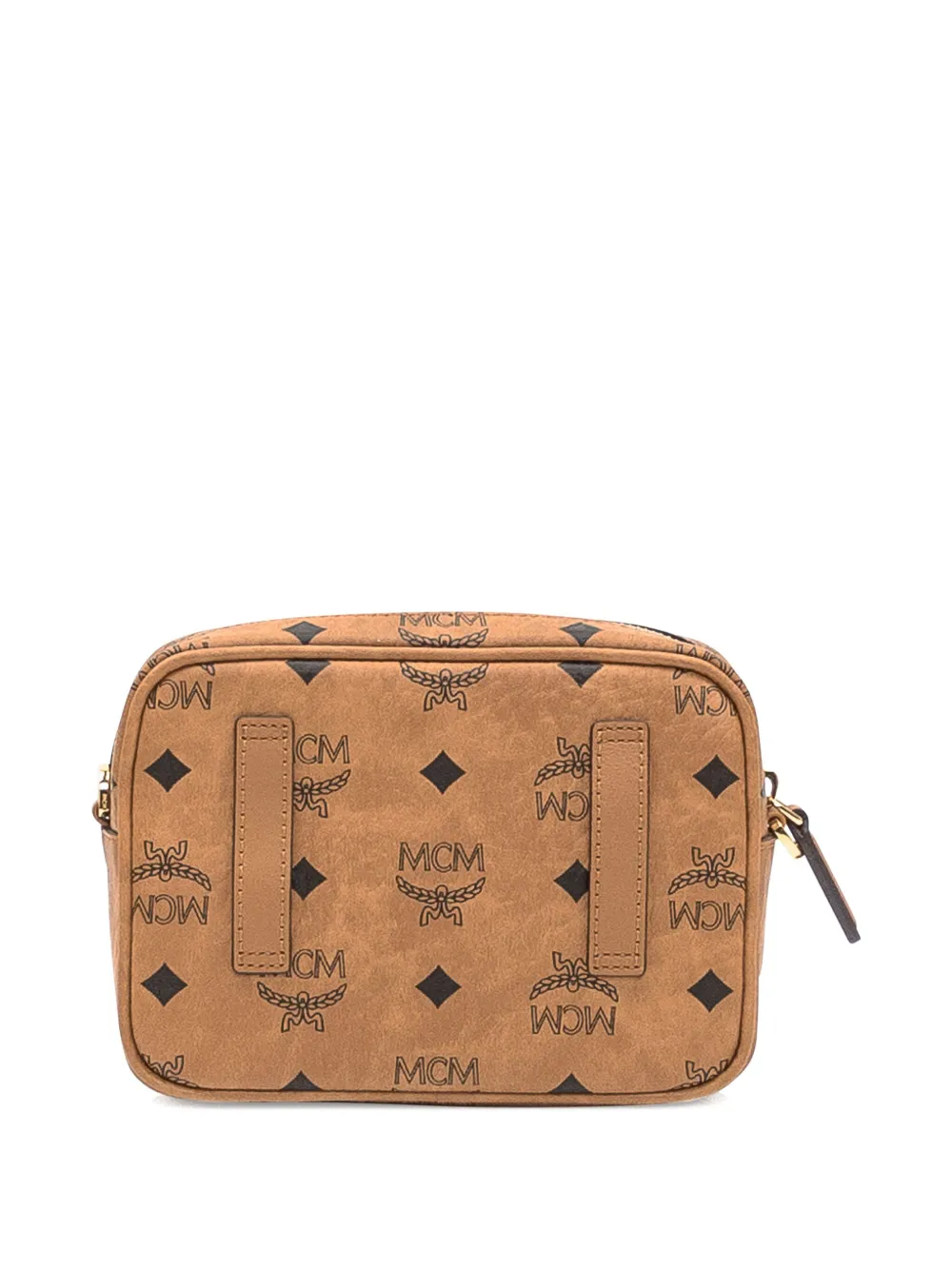 MCM Aren kleine crossbodytas Bruin