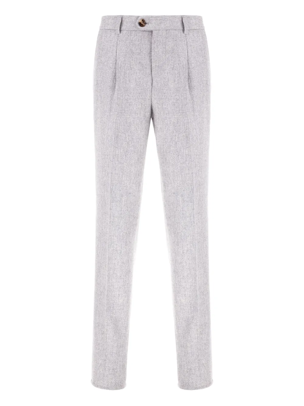 Brunello Cucinelli pleated wool trousers | Grey | Image 1